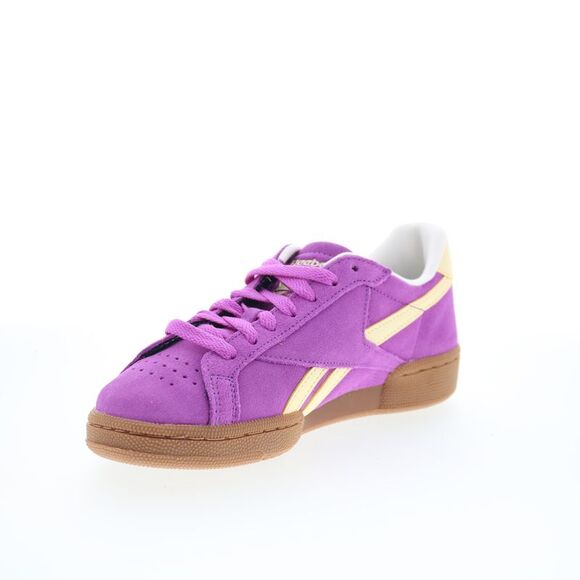 Reebok Womens Club C Grounds UK Purple Shoes (NWT) - Picture 4 of 7